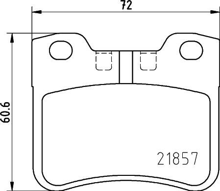 Mintex MDB1806 - Комплект спирачно феродо, дискови спирачки vvparts.bg