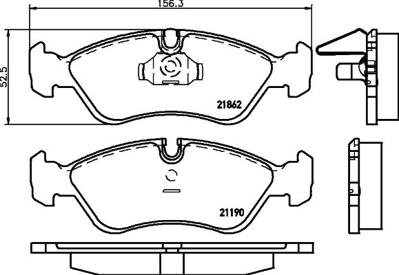 Mintex MDK0108 - Спирачен комплект, дискови спирачки vvparts.bg