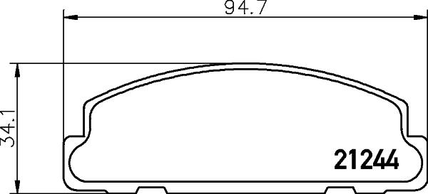 Mintex MDB1306 - Комплект спирачно феродо, дискови спирачки vvparts.bg