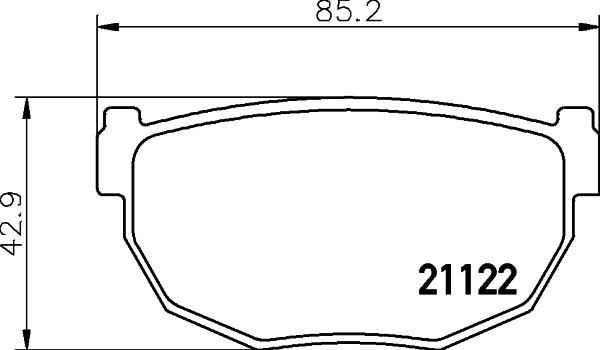 Stellox 162 022B-SX - Комплект спирачно феродо, дискови спирачки vvparts.bg