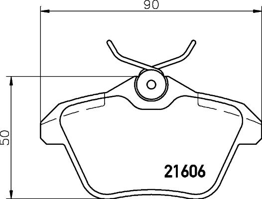 Mintex MDB1742 - Комплект спирачно феродо, дискови спирачки vvparts.bg