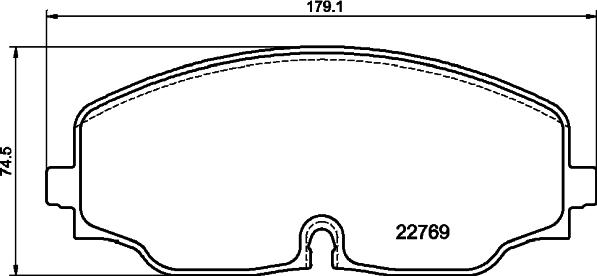 Mintex MDB84300 - Комплект спирачно феродо, дискови спирачки vvparts.bg