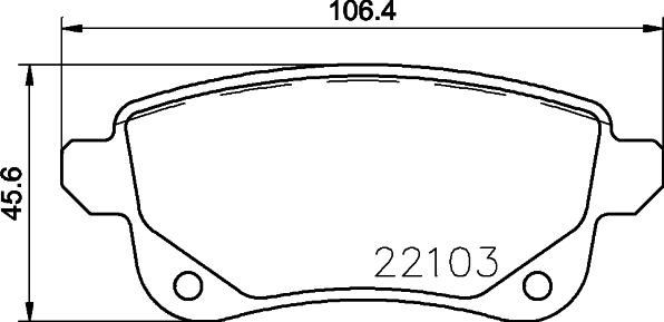 Mintex MDB3765 - Комплект спирачно феродо, дискови спирачки vvparts.bg