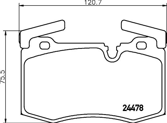 Mintex MDB2982 - Комплект спирачно феродо, дискови спирачки vvparts.bg