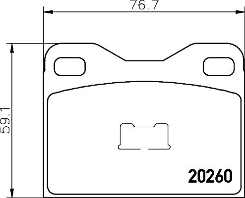 Mintex MDB2424 - Комплект спирачно феродо, дискови спирачки vvparts.bg