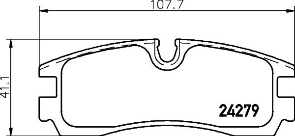 Mintex MDB2140 - Комплект спирачно феродо, дискови спирачки vvparts.bg