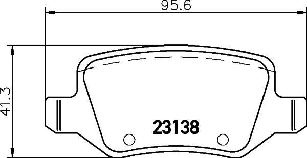 Mintex MDB3244 - Комплект спирачно феродо, дискови спирачки vvparts.bg