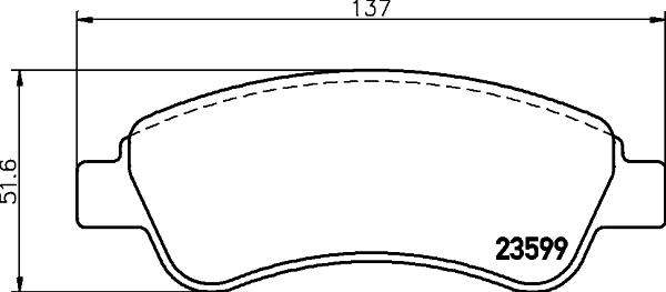 Mintex MDB2183 - Комплект спирачно феродо, дискови спирачки vvparts.bg