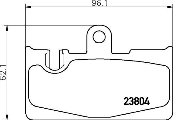 Mintex MDB2136 - Комплект спирачно феродо, дискови спирачки vvparts.bg