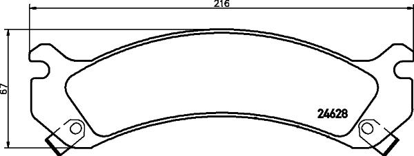 Mintex MDB2363 - Комплект спирачно феродо, дискови спирачки vvparts.bg