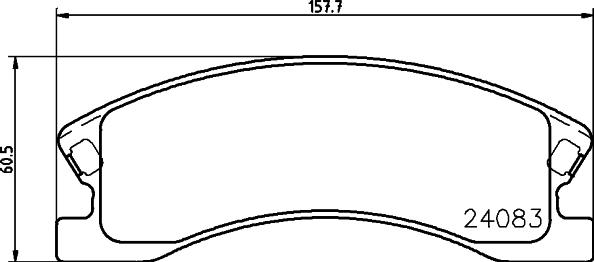 Mintex MDB2376 - Комплект спирачно феродо, дискови спирачки vvparts.bg