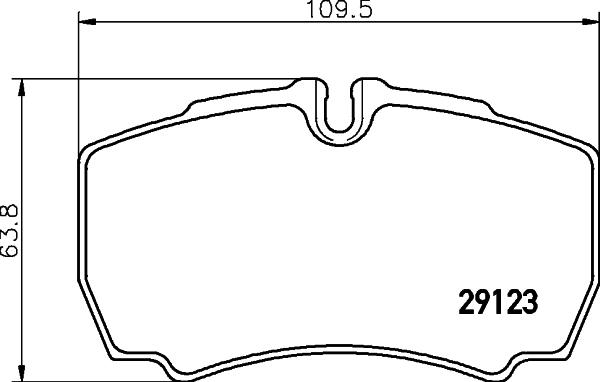 Mintex MDB2282 - Комплект спирачно феродо, дискови спирачки vvparts.bg