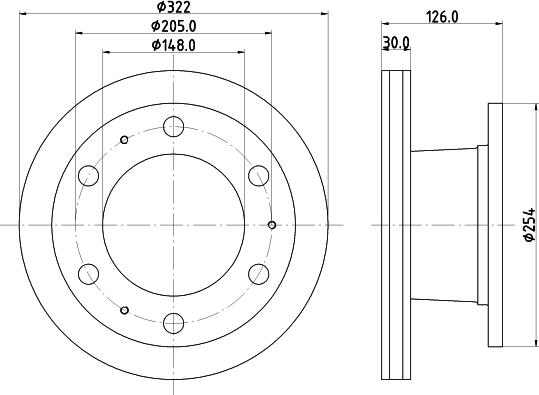 Delphi BG471 - Спирачен диск vvparts.bg