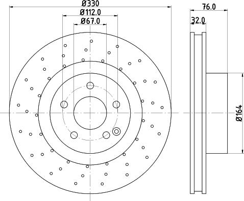 Mintex MDC1425 - Спирачен диск vvparts.bg