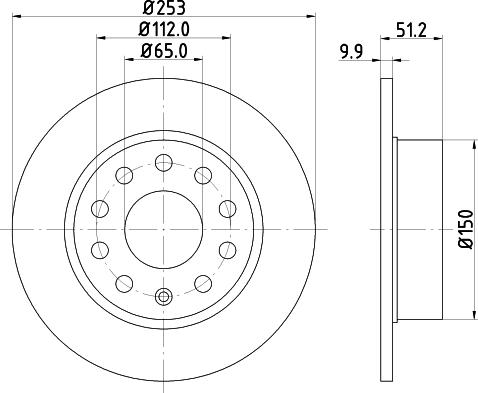 Mintex MVK0059 - Спирачен комплект, дискови спирачки vvparts.bg