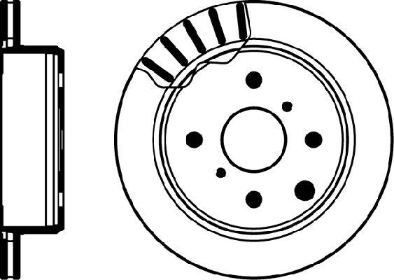 Mintex MDC1147 - Спирачен диск vvparts.bg