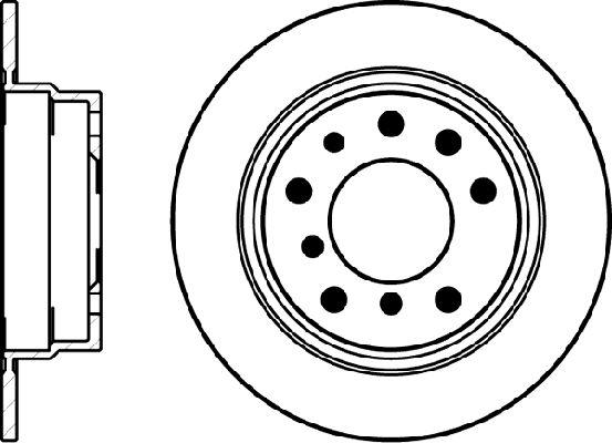 Delphi BG2172 - Спирачен диск vvparts.bg