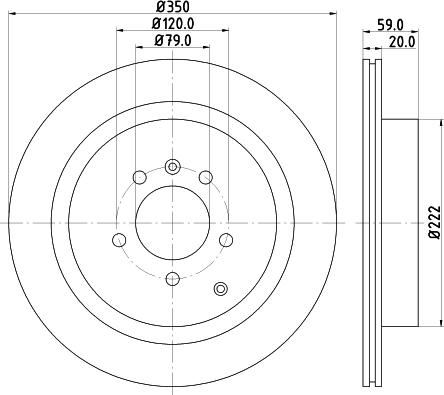 Mintex MDC1715C - Спирачен диск vvparts.bg