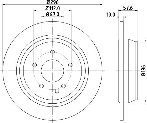 Mintex MDC1729 - Спирачен диск vvparts.bg