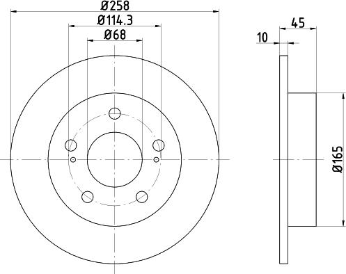 Mintex MDC862 - Спирачен диск vvparts.bg