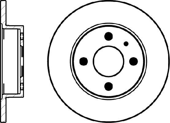 Brembo 08505875 - Спирачен диск vvparts.bg