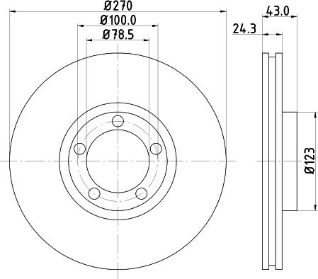 Mintex MDK0155 - Спирачен комплект, дискови спирачки vvparts.bg