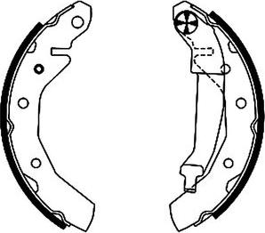 Mintex MSK266 - Комплект спирачна челюст vvparts.bg