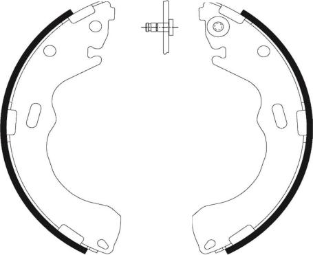 Mintex MFR505 - Комплект спирачна челюст vvparts.bg