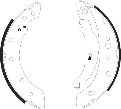 Mintex MSK251 - Комплект спирачна челюст vvparts.bg