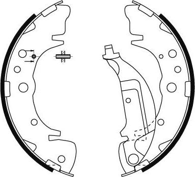 Mintex MFR667 - Комплект спирачна челюст vvparts.bg