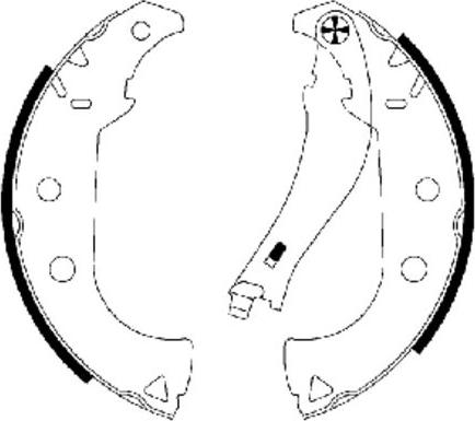 Mintex MFR629 - Комплект спирачна челюст vvparts.bg