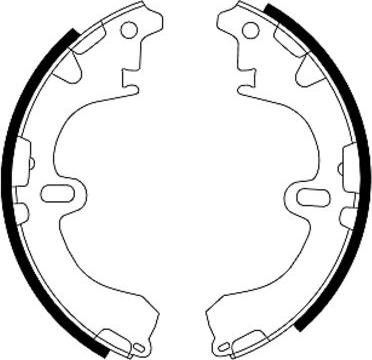 Mintex MFR339 - Комплект спирачна челюст vvparts.bg