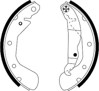 Mintex MFR332 - Комплект спирачна челюст vvparts.bg