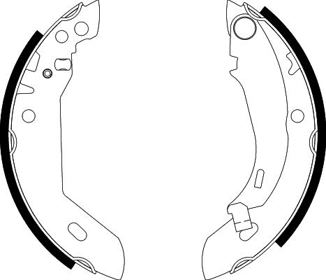 Mintex MFR223 - Комплект спирачна челюст vvparts.bg