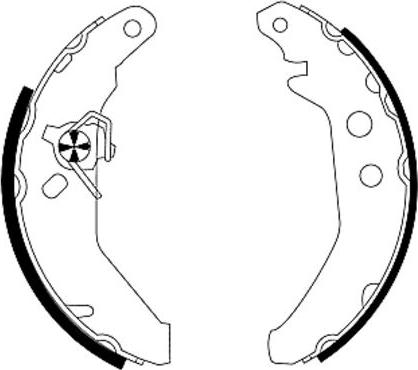 Mintex MFR272 - Комплект спирачна челюст vvparts.bg