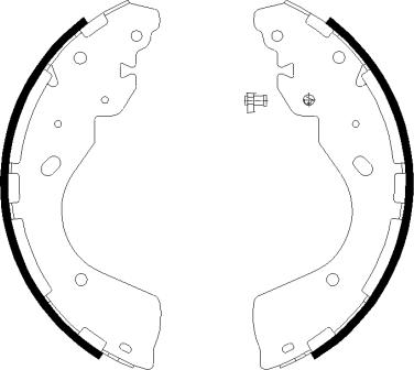 Mintex MFR735 - Комплект спирачна челюст vvparts.bg