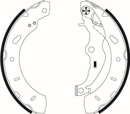 Mintex MFR727 - Комплект спирачна челюст vvparts.bg