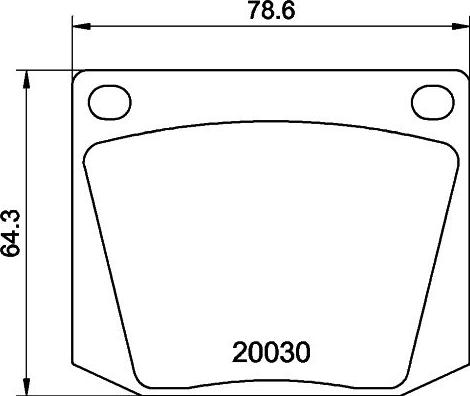 Mintex MGB525 - Комплект спирачно феродо, дискови спирачки vvparts.bg