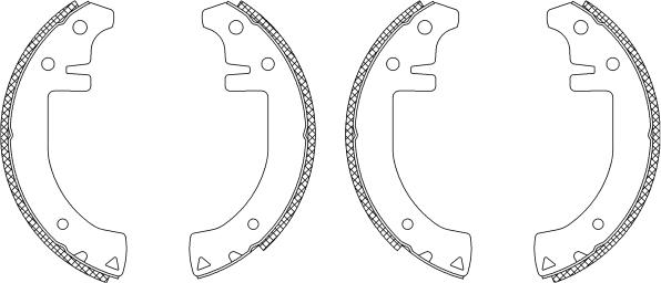 Mintex MSK037 - Комплект спирачна челюст vvparts.bg