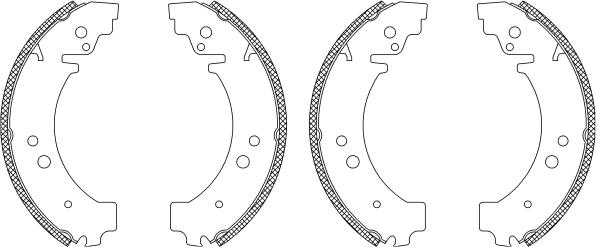 Mintex MSK026 - Комплект спирачна челюст vvparts.bg