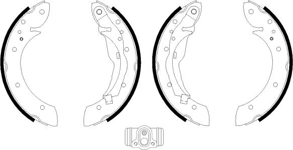 Mintex MSK147 - Комплект спирачна челюст vvparts.bg