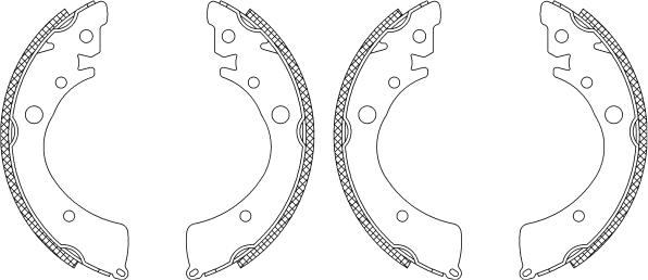 Mintex MSK188 - Комплект спирачна челюст vvparts.bg