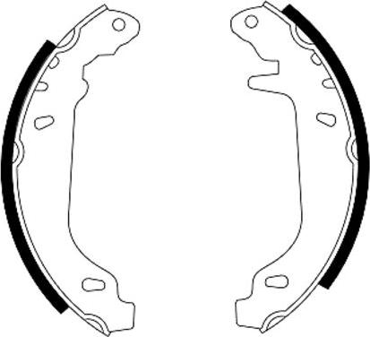 Mintex MSK214 - Комплект спирачна челюст vvparts.bg