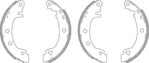 Mintex MSK213 - Комплект спирачна челюст vvparts.bg