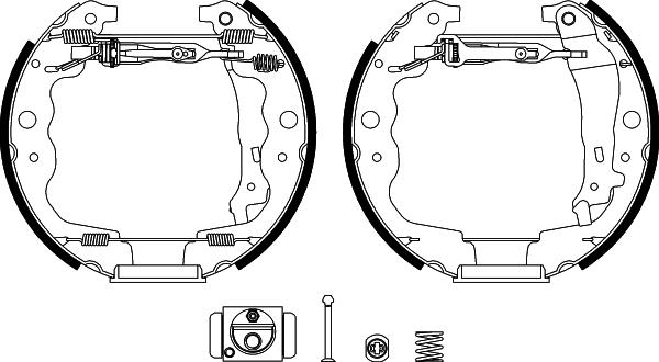 Mintex MSP420 - Комплект спирачна челюст vvparts.bg