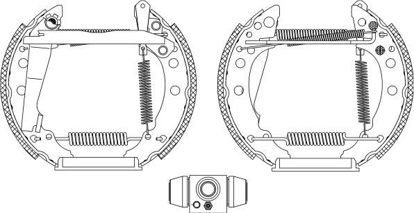 Mintex MSP099 - Комплект спирачна челюст vvparts.bg