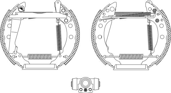 Mintex MSP049 - Комплект спирачна челюст vvparts.bg