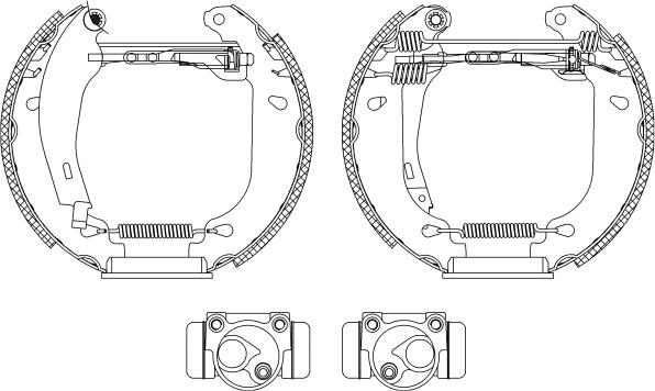 Mintex MSP058 - Комплект спирачна челюст vvparts.bg