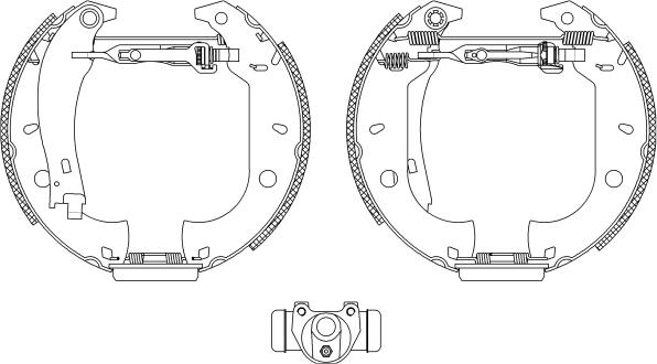 Mintex MSP109 - Комплект спирачна челюст vvparts.bg