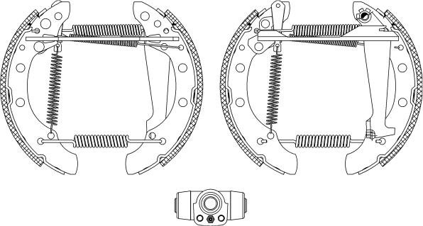 Mintex MSP105 - Комплект спирачна челюст vvparts.bg